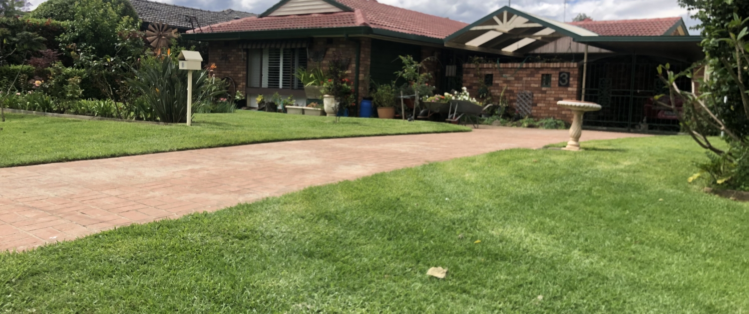 residential lawn care and top dressing