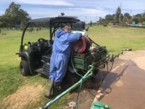 Lawn Spraying